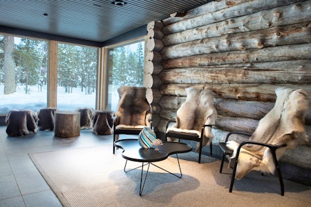 Wellness area, Javri Lodge, Finland