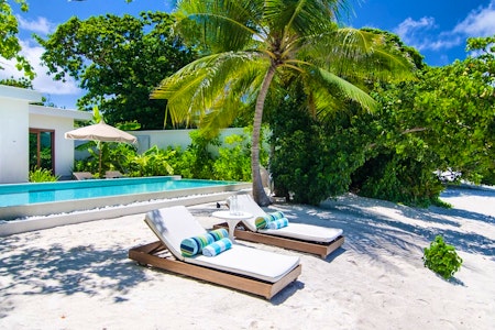 Beach Pool Villa at Amilla Maldives Resort and Residences