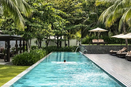 Lap pool at Four Seasons Resort The Nam Hai, Hoi An, Vietnam