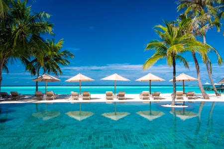 Pool at Gili Lankanfushi, Maldives