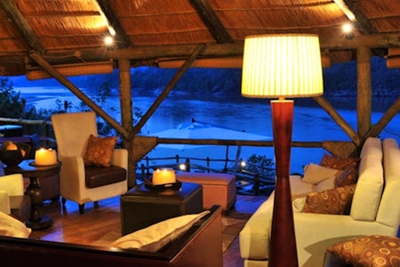 Lounge area at Serena Mivumo River Lodge