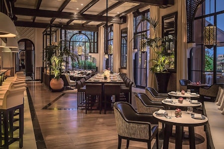 Restaurant at Mandarin Oriental Marrkech, Morocco