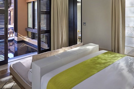 Mandarin Pool Bedroom at Mandarin Oriental Marrkech, Morocco