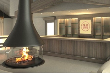 bar area, Ocean House, British Columbia