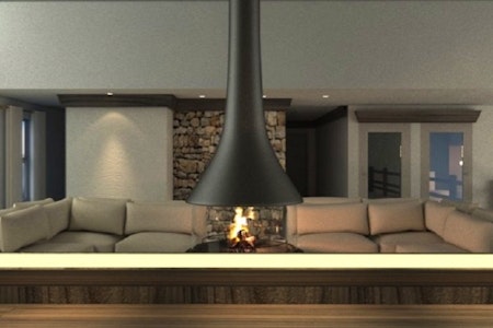 lounge area, Ocean House, British Columbia
