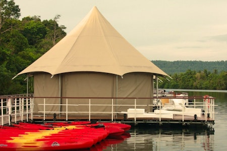 Outdoor view of 4 Rivers Floating Lodge, Cambodia