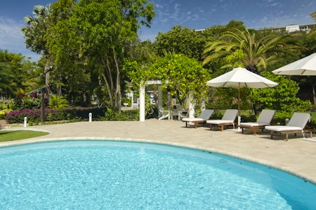 Pool Area at The Inn at English Harbour, Antigua